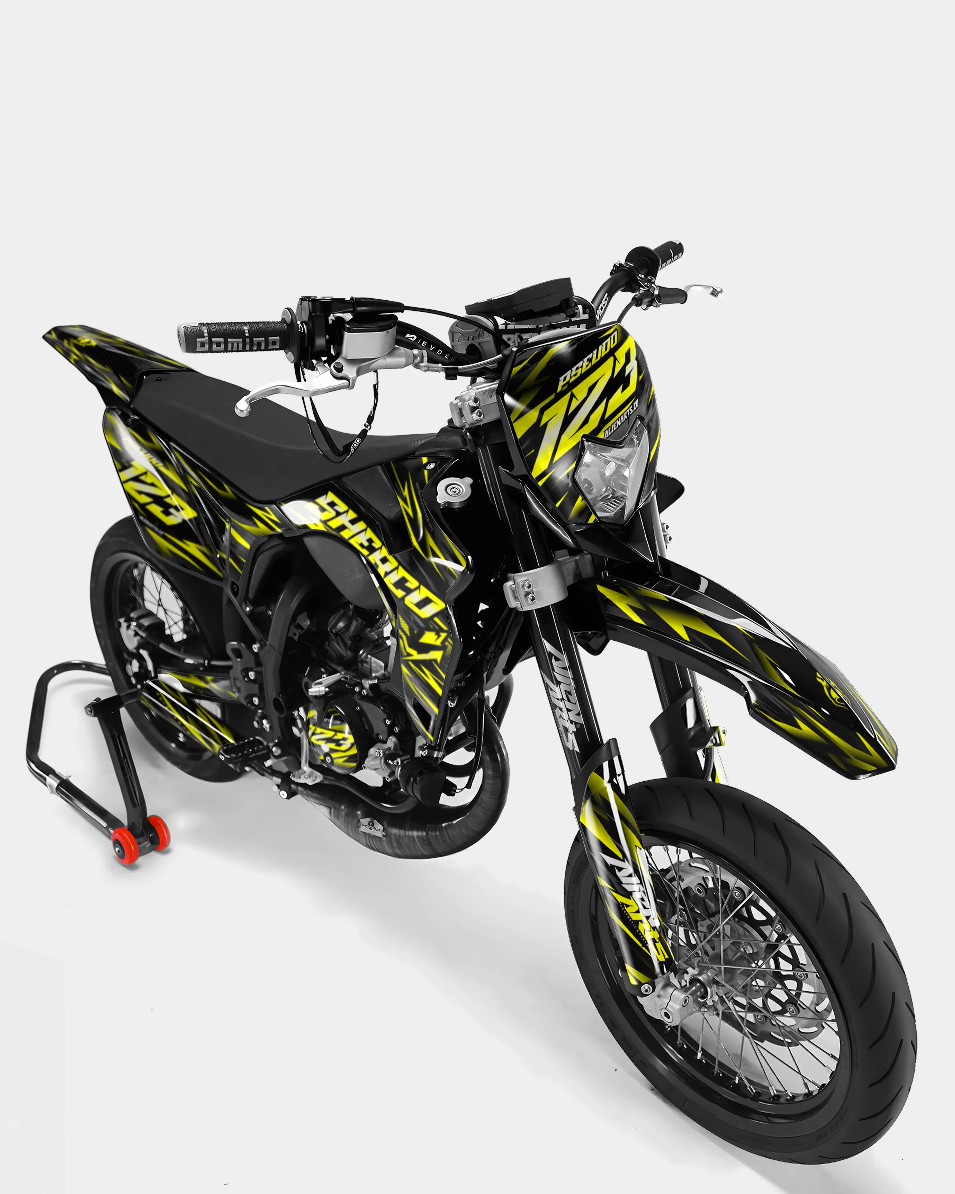 VAGUE - Kit deco SHERCO 50cc - Jaune - Image 2