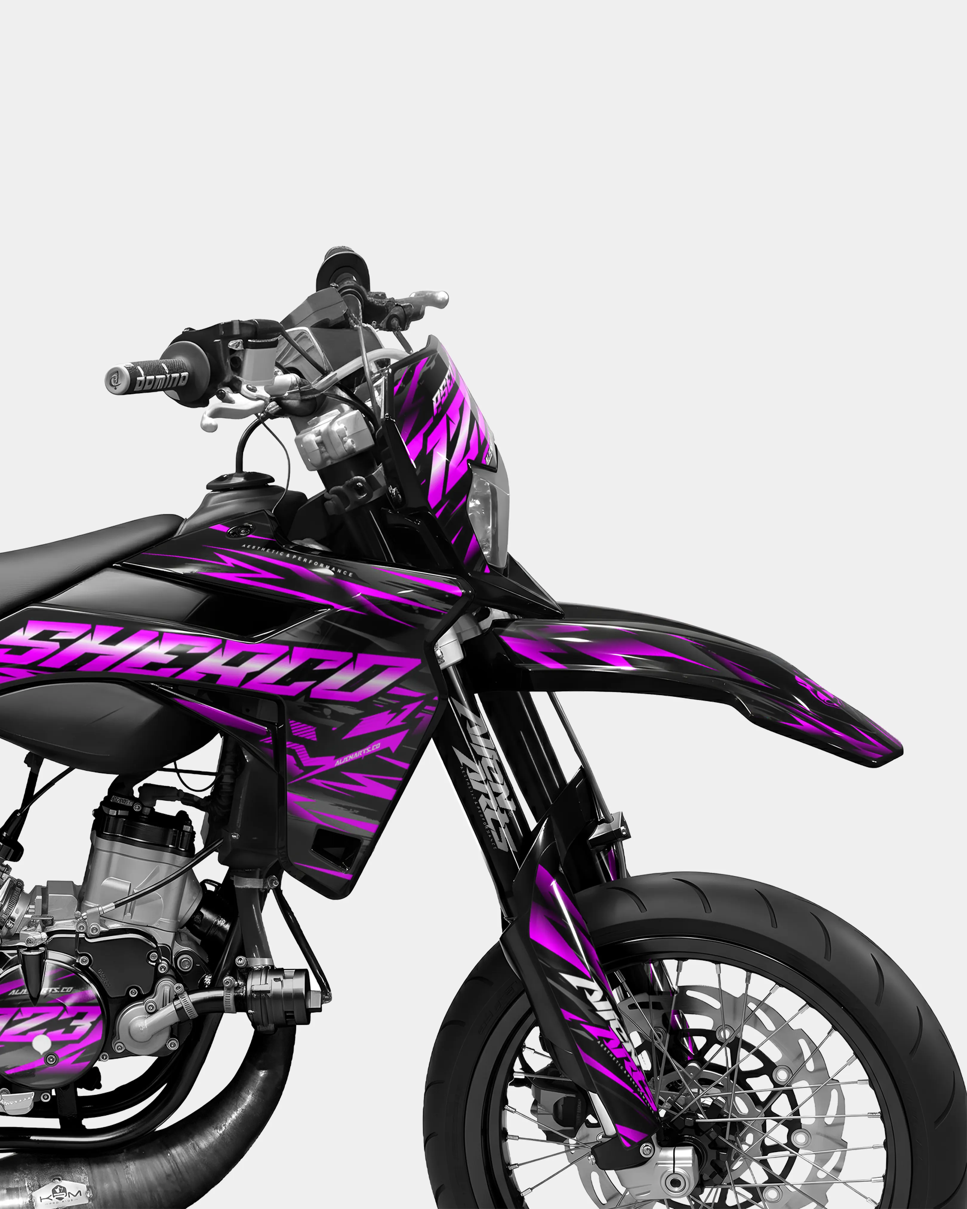 VAGUE - Kit deco SHERCO 50cc - Rose - Image 3
