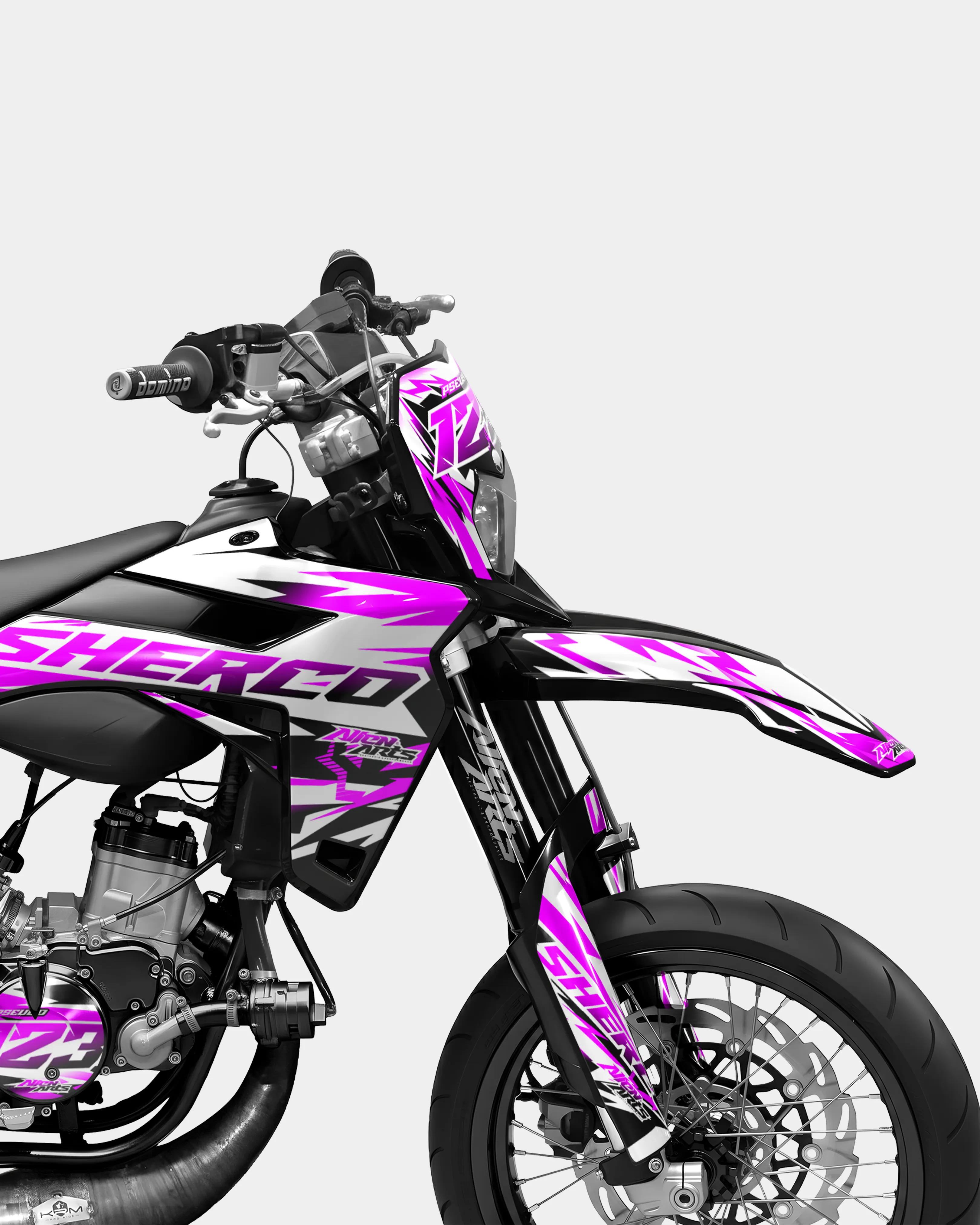VESTA - Kit deco SHERCO 50cc - Rose - Image 3