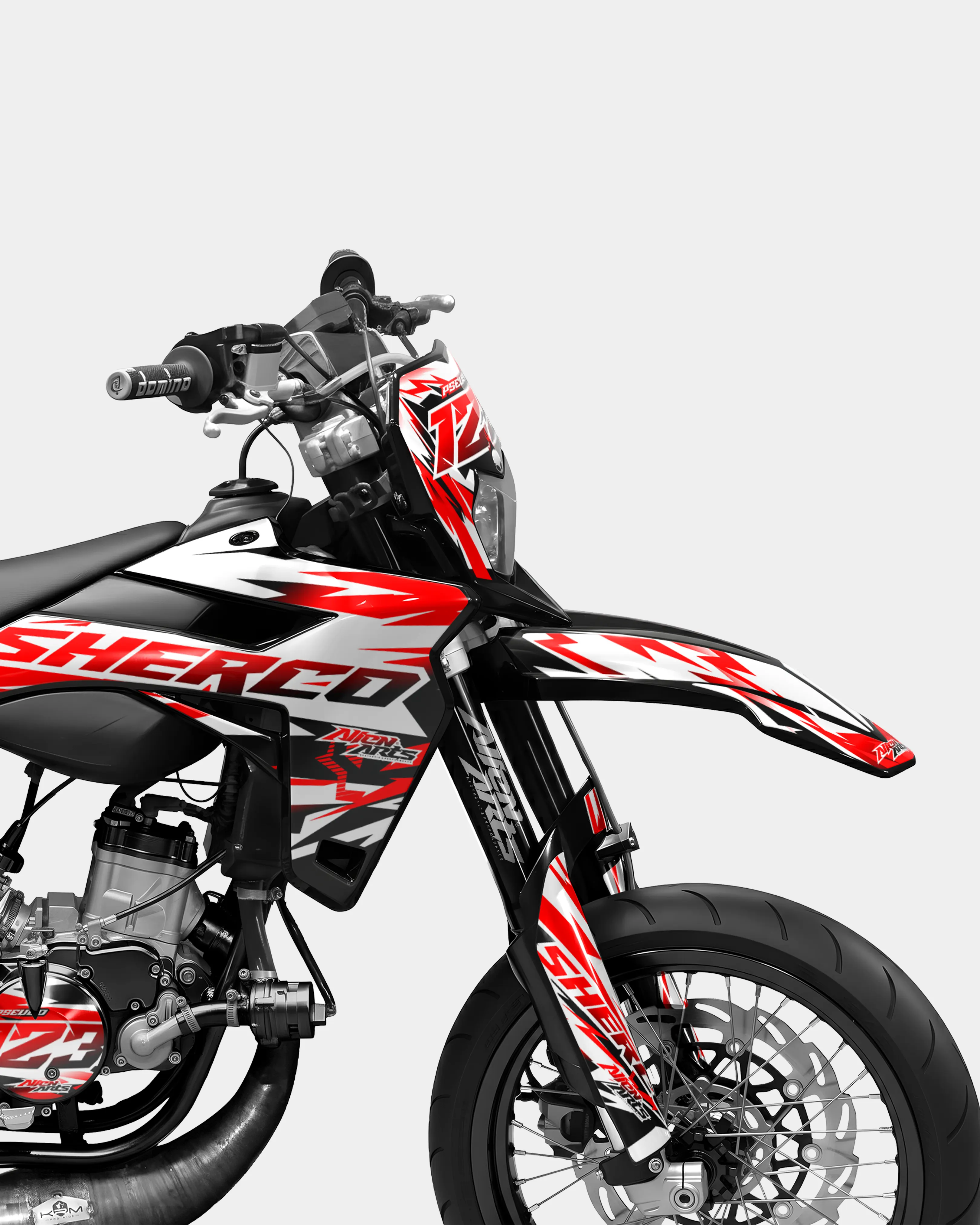 VESTA - Kit deco SHERCO 50cc - Rouge - Image 3