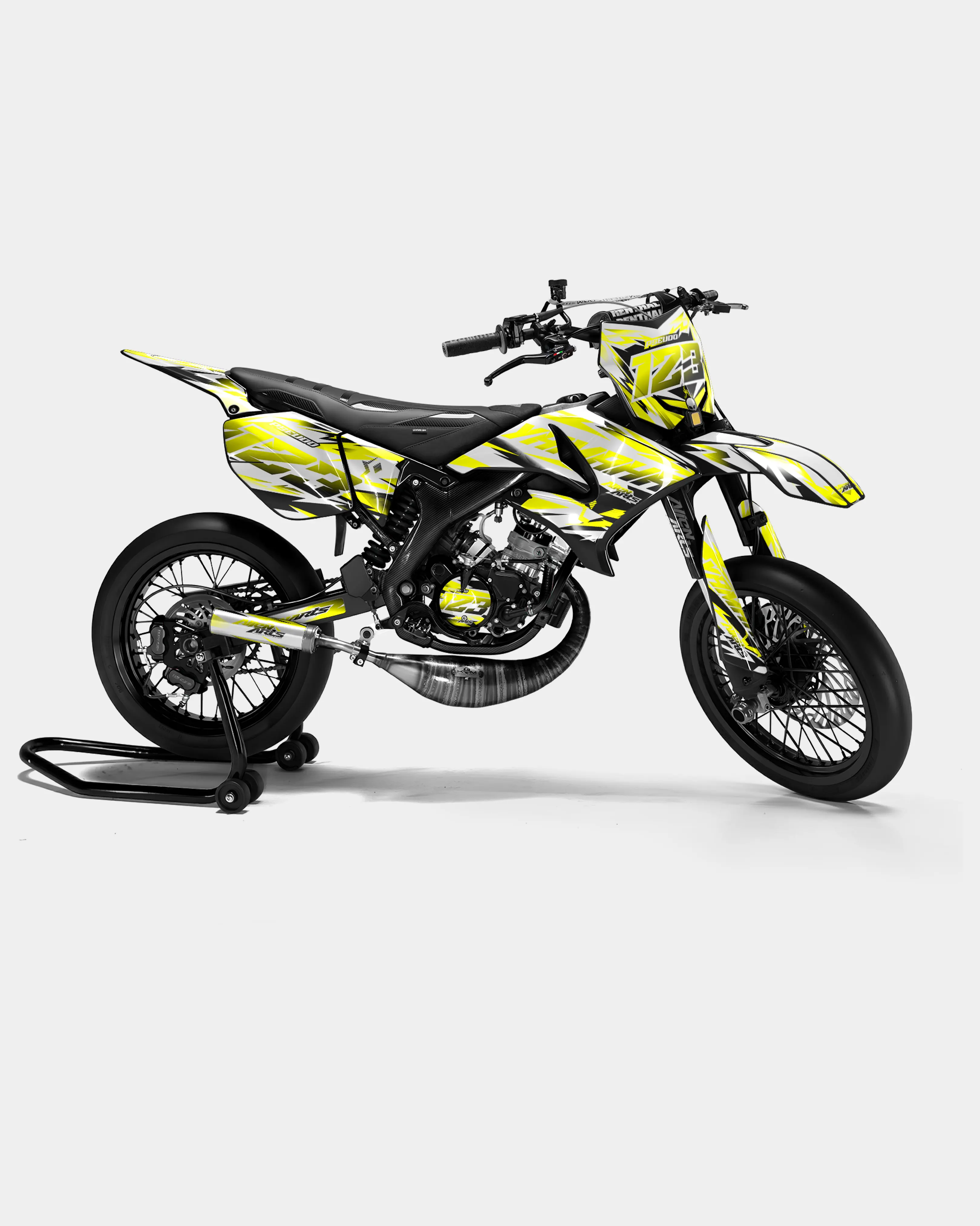 VESTA - Kit deco YAMAHA DT 50cc - Jaune - Image 3