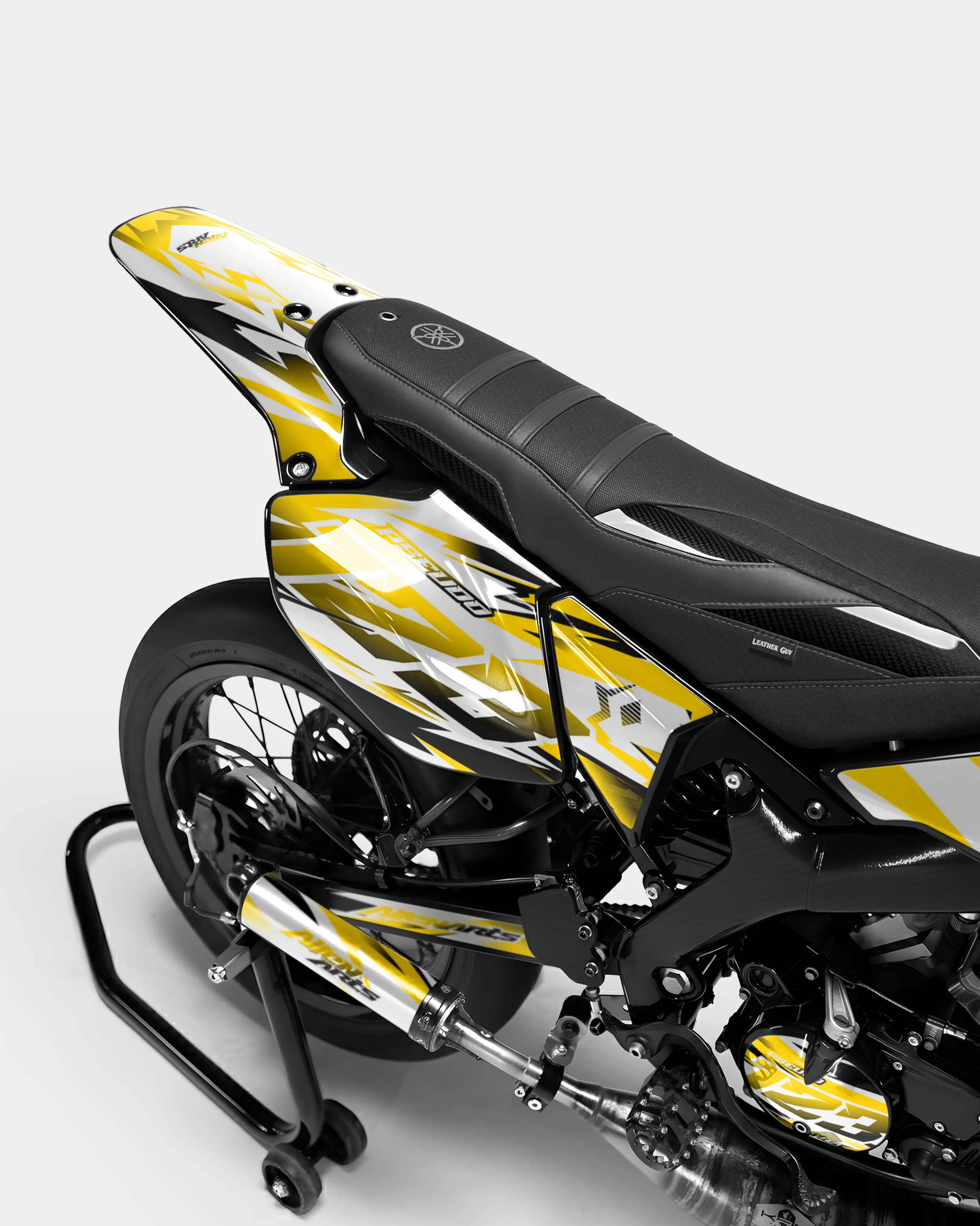 VESTA - Kit deco YAMAHA DT 50cc - Jaune foncé - Image 3