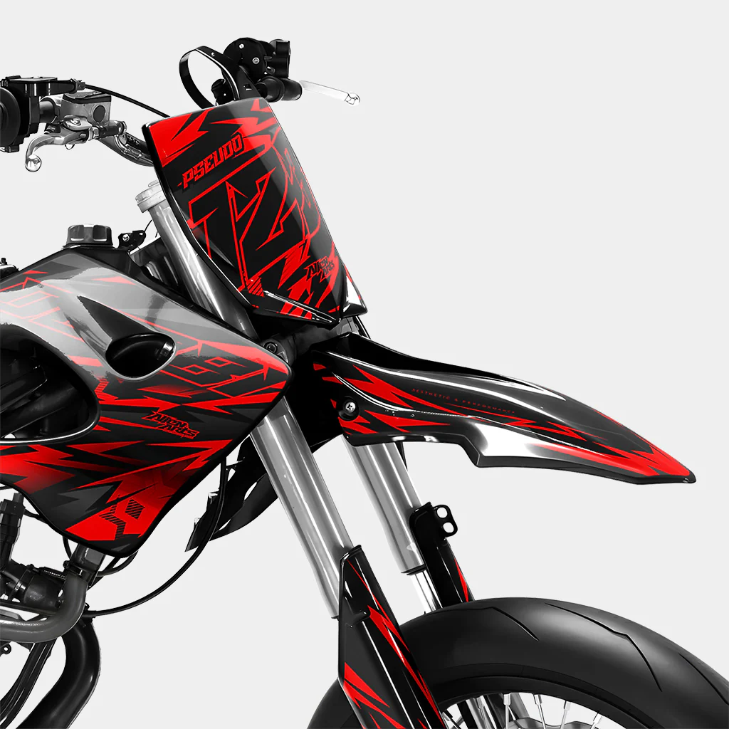 VIREO - Kit deco DERBI 50cc - Rouge - Image 2