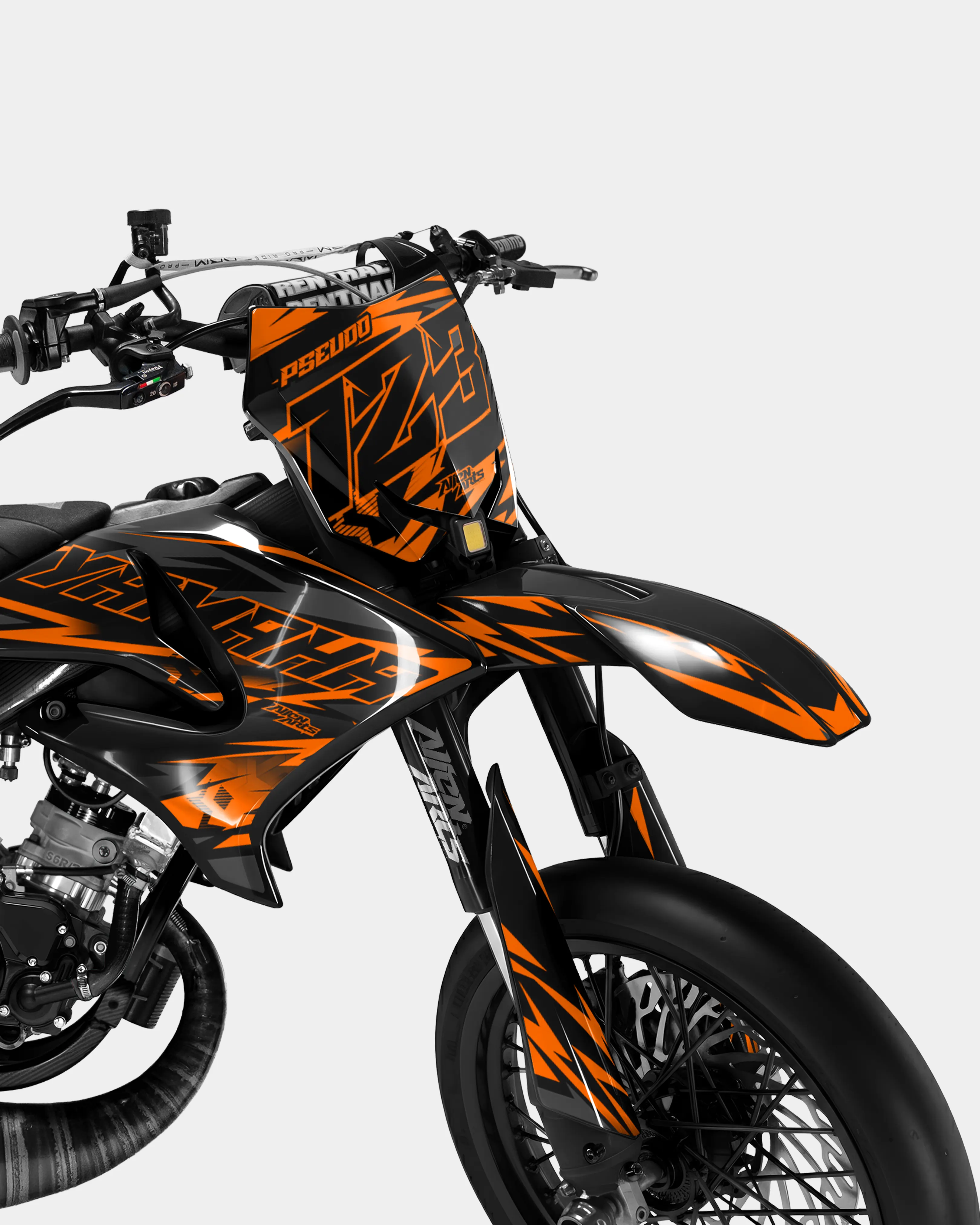 VIREO - Kit deco YAMAHA DT 50cc - Orange - Image 2