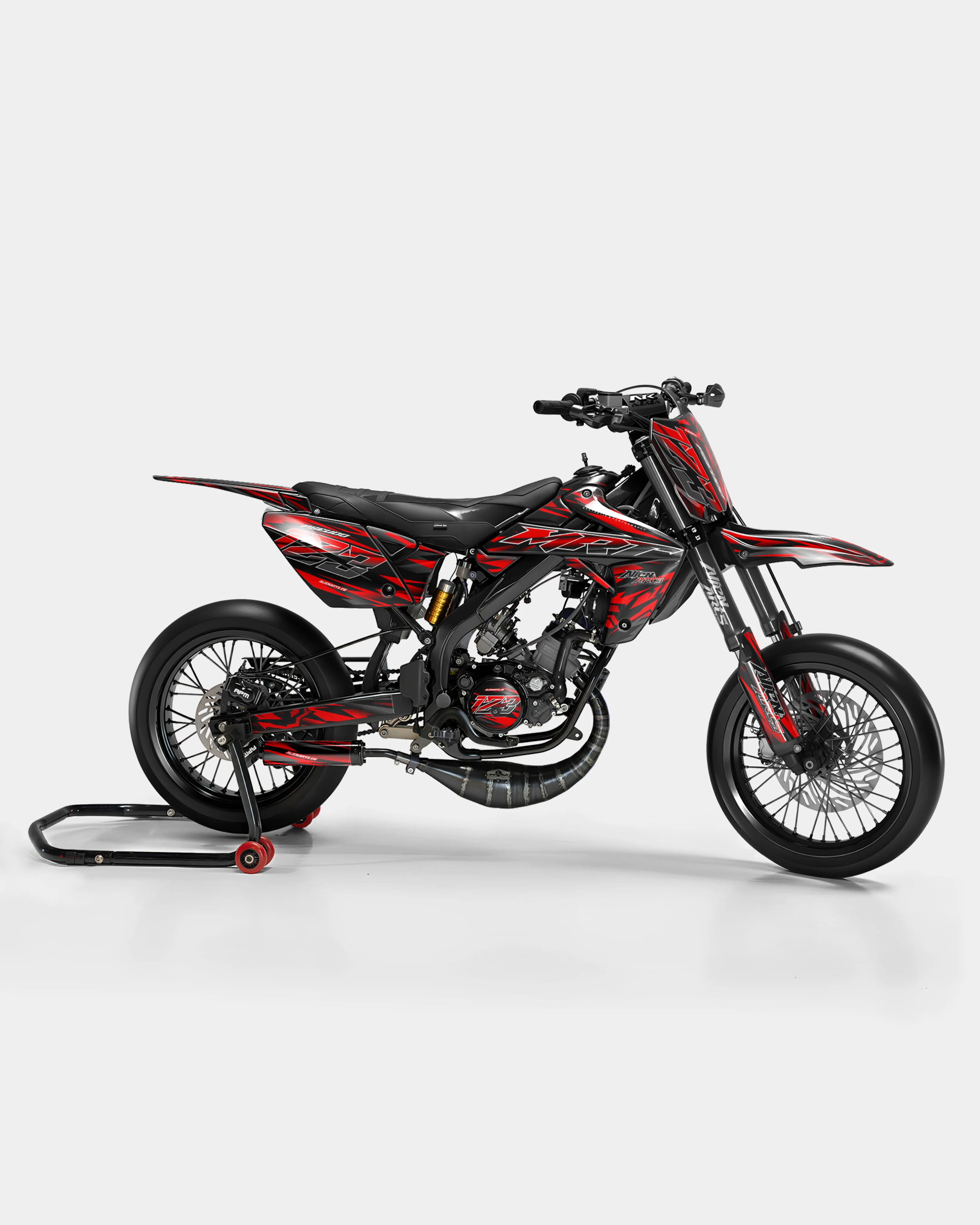 VITRA - Kit deco RIEJU 50cc - Rouge