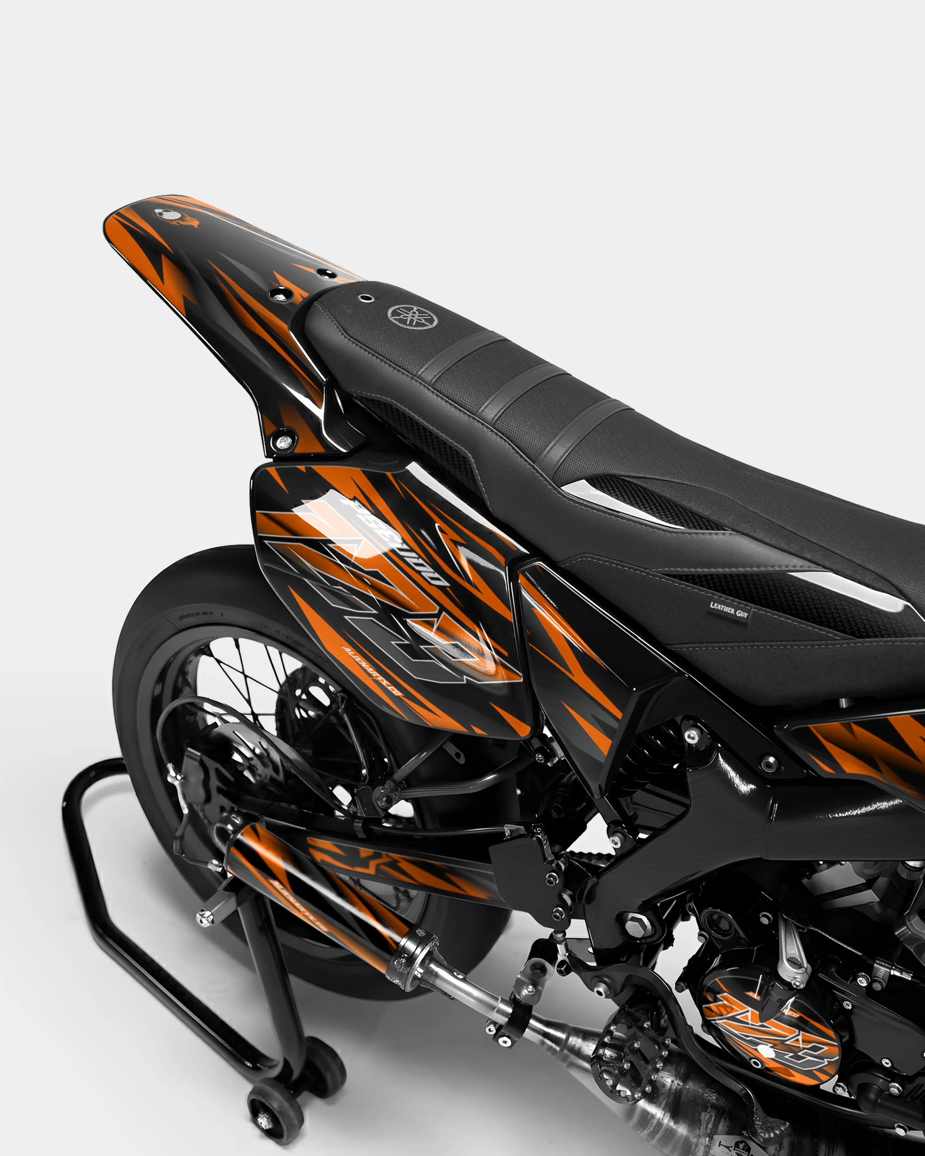 VITRA - Kit deco YAMAHA DT 50cc - Orange - Image 3