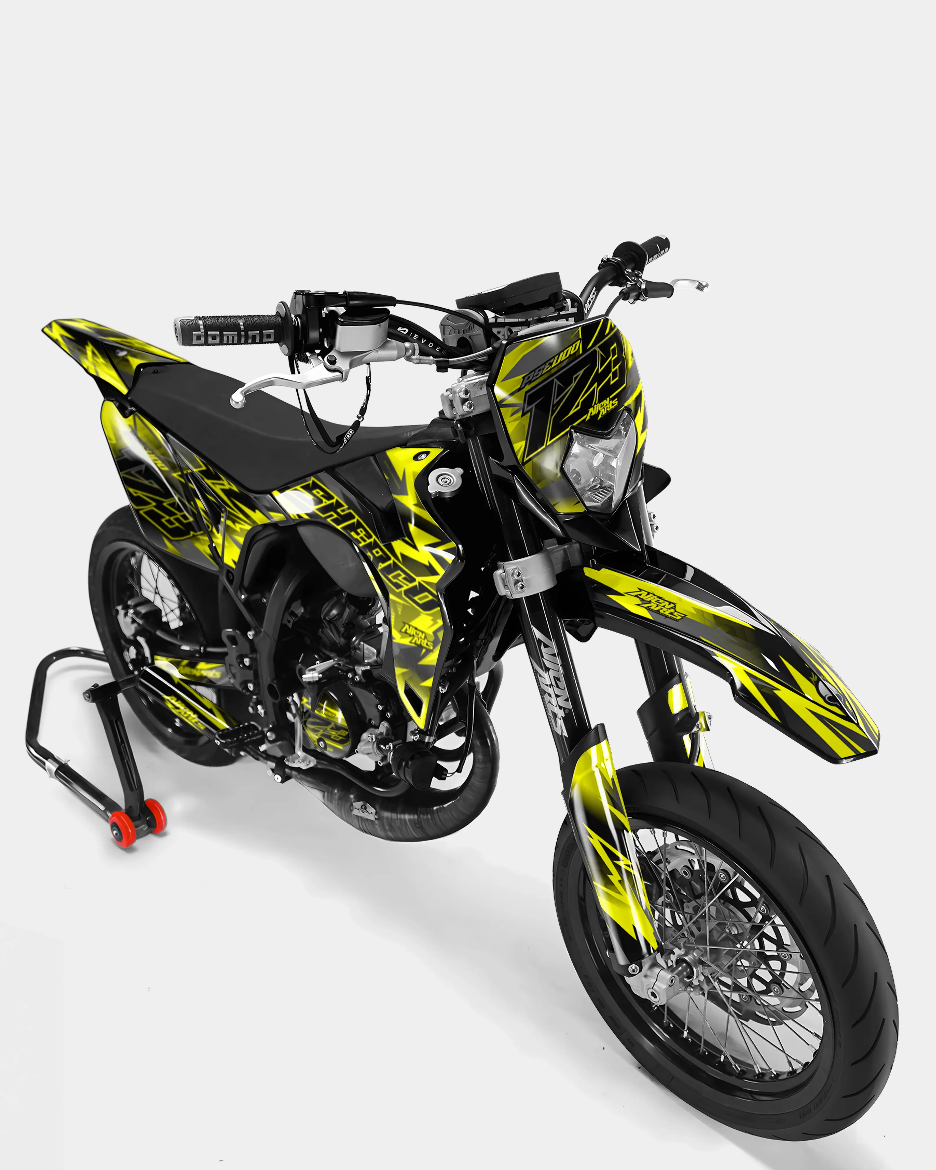 ZÉPHYR - Kit deco SHERCO 50cc - Jaune - Image 2