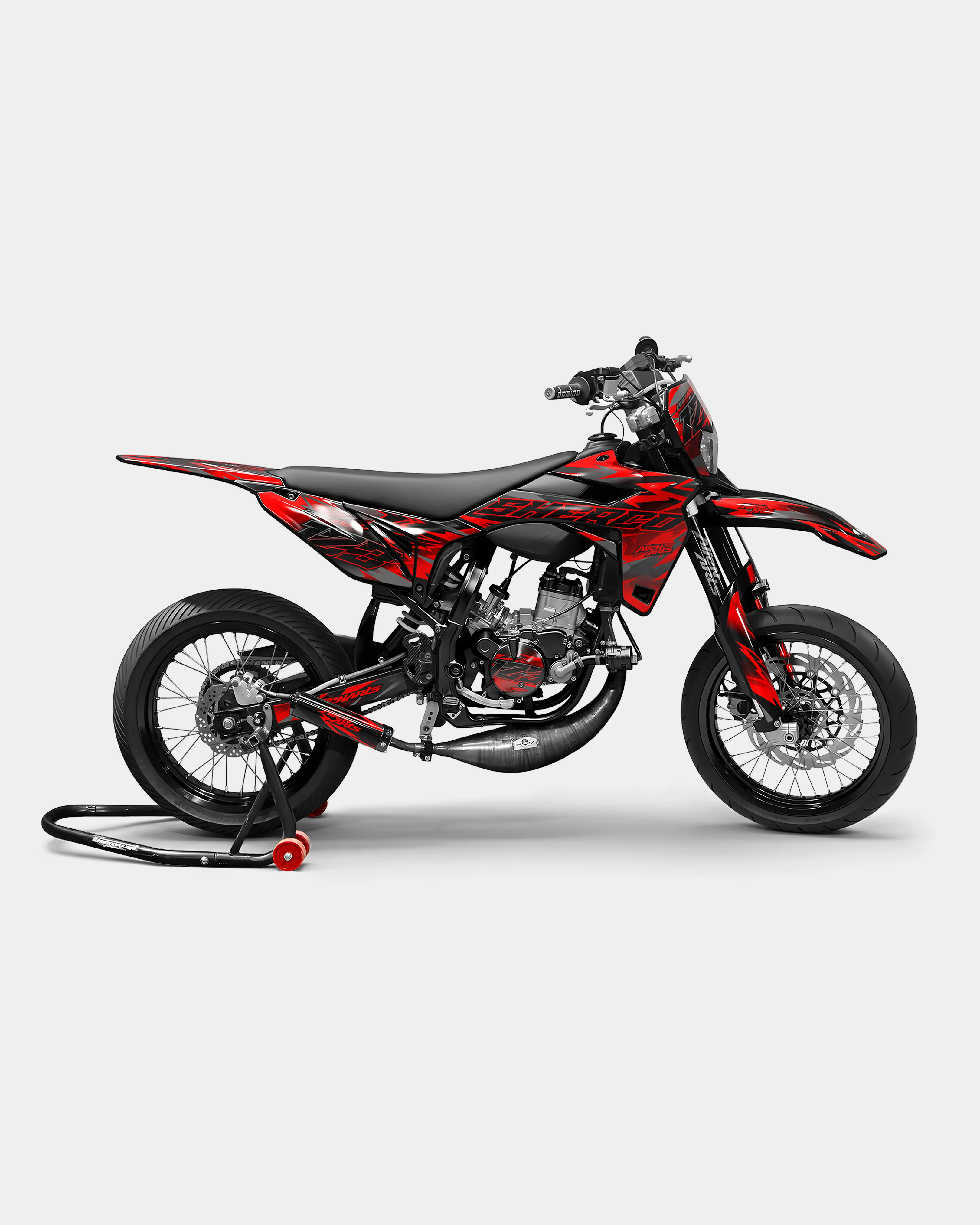ZÉPHYR - Kit deco SHERCO 50cc - Rouge